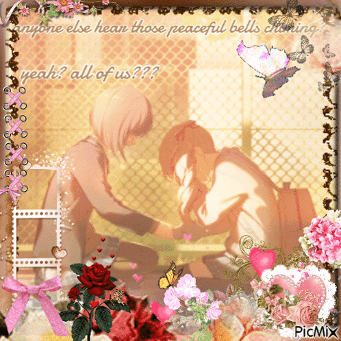 A Picture Of A Girl And A Boy With The Words Yeah All Of Us GIF