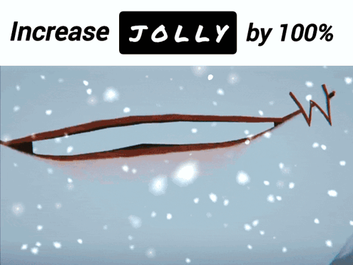 A Picture Of A Girl With Red Eyes And The Words Increase Jolly By 100 % Above Her GIF
