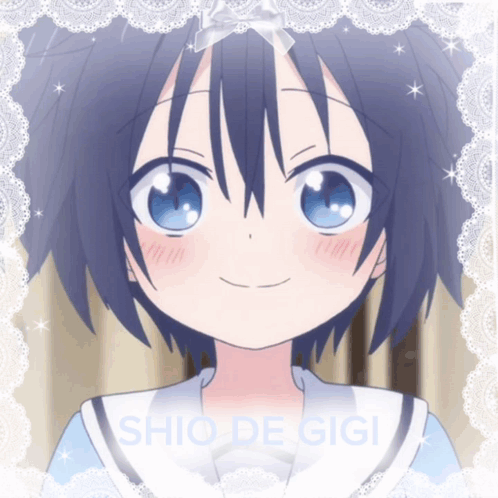 A Picture Of A Girl With The Name Shio De Gigi GIF