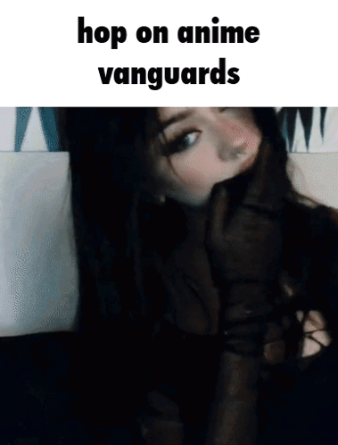 Girl With Words Hop On Anime Vanguards GIF