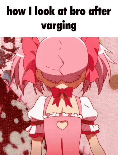 Girl Looking At Bro After Varging GIF