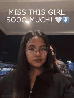 A Picture Of A Girl With The Words Miss This Girl Sooo Much GIF