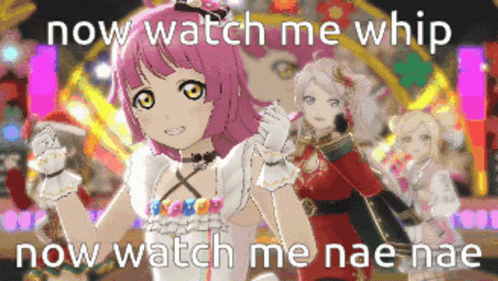 A Picture Of A Girl With The Words Now Watch Me Whip Now Watch Me Nae-Nae GIF
