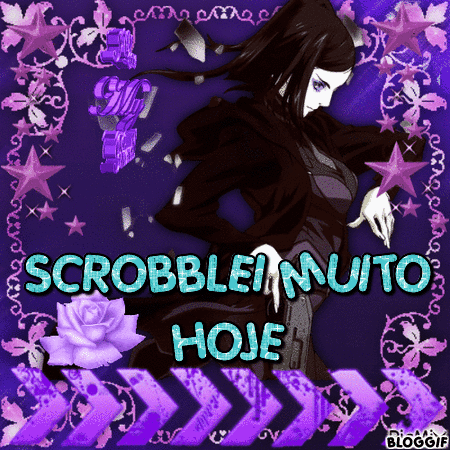 A Picture Of A Girl With The Words Scrubblei Muito Hoje Written On It GIF