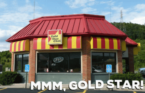 A Picture Of A Gold Star Chili Restaurant GIF