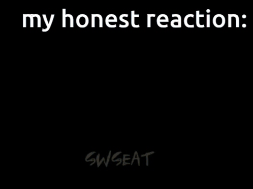 A Picture Of A Gun With The Words My Honest Reaction On It GIF