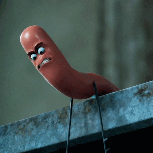 A Picture Of A Hot Dog With The Words I Got You GIF