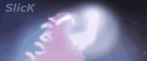 A Picture Of A Jellyfish With The Word Slick On The Bottom GIF
