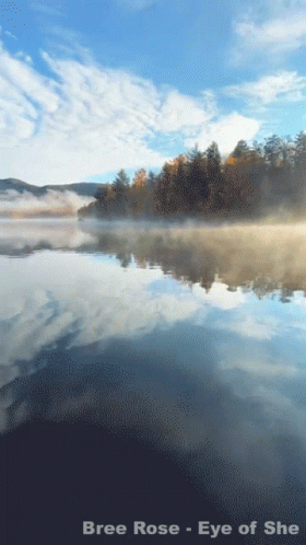 A Picture Of A Lake Taken By Bree Rose Eye Of She GIF