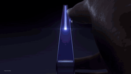 A Picture Of A Light Coming Out Of A Hole In The Ground GIF