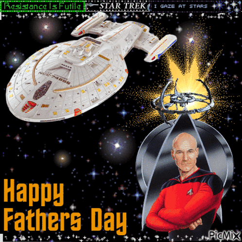 a picture of a man and a ship with the words happy father 's day