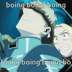 A Picture Of A Man And A Woman With The Words Boing Boing Boing Boing Boing Boing Boing Boing Boing Boing GIF