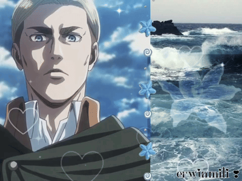 A Picture Of A Man And The Words Erwinmili On The Bottom Right GIF