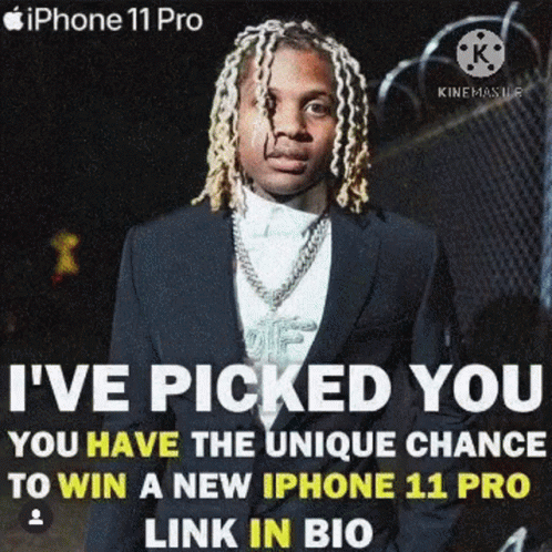 A Picture Of A Man In A Suit With The Words " I 'Ve Picked You " On The Bottom GIF