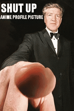 A Picture Of A Man In A Tuxedo And Bow Tie With The Words Shut Up Anime Profile Picture GIF
