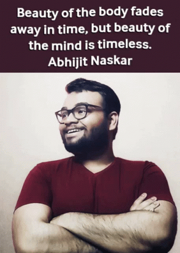 A Picture Of A Man With A Quote By Abhijit Naskar GIF