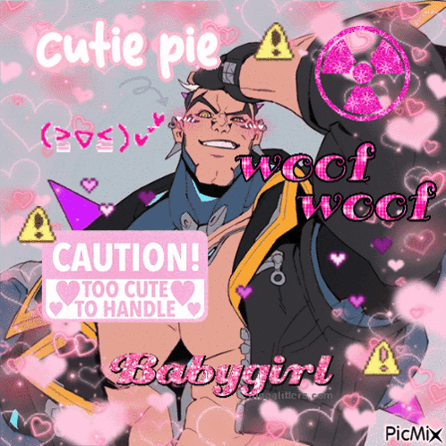 A Picture Of A Man With A Sign That Says Caution GIF