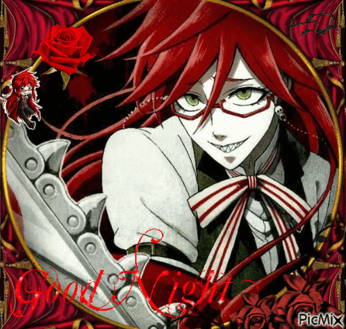 Red Haired Man With Glasses Saying Good Night GIF