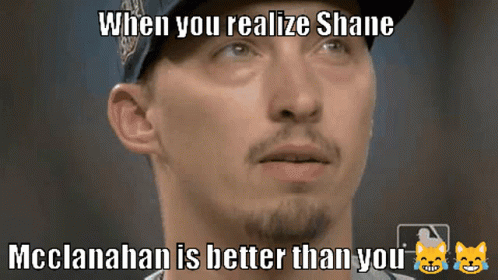 A Picture Of A Man With The Caption When You Realize Shane Mcclanahan Is Better Than You GIF