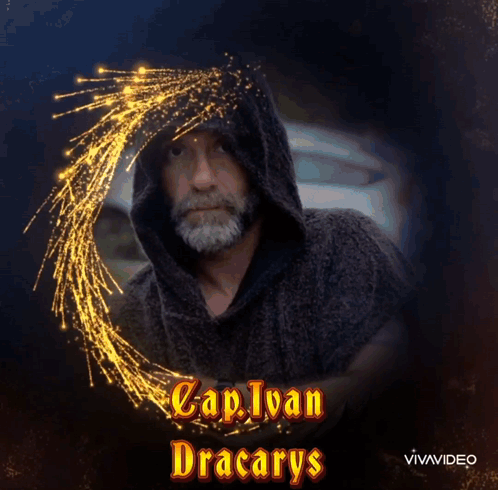 A Picture Of A Man With The Name Cap.ivan Dracarys On It GIF
