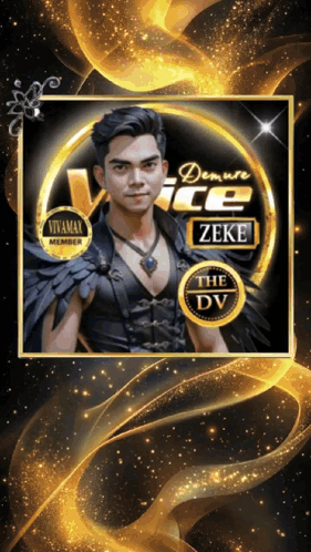 a picture of a man with the name zeke on the bottom right