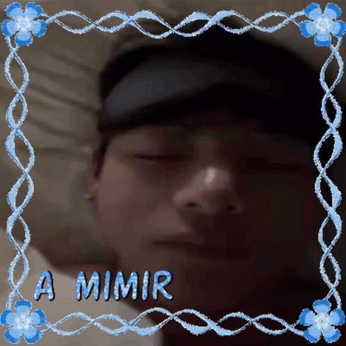 A Picture Of A Man With The Words A Mimir On The Bottom GIF