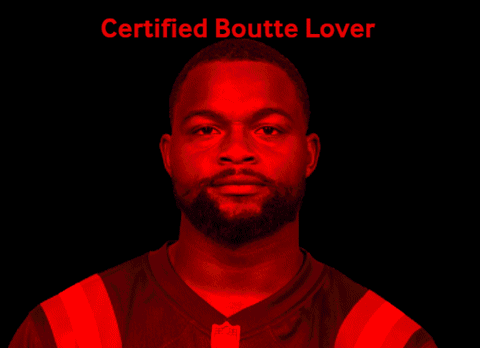 a picture of a man with the words certified boutte lover on the bottom
