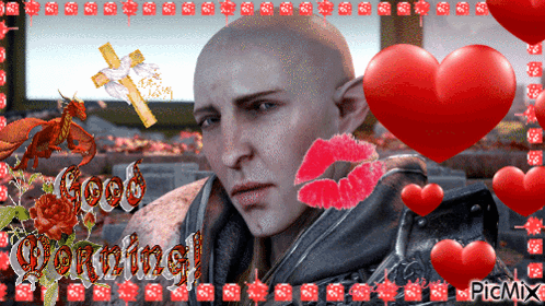 A Picture Of A Man With The Words Good Morning GIF