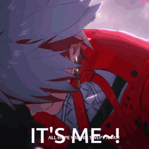 A Picture Of A Man With The Words It 'S Me All Hope Is Sweep Away GIF