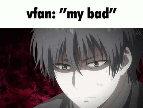 A Picture Of A Man With The Words " My Bad " On Top GIF