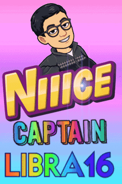 A Picture Of A Man With The Words Nice Captain Libra16 GIF