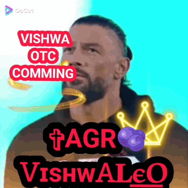 A Picture Of A Man With The Words Vishwa Otc Comming Tagr Vishwaleq GIF
