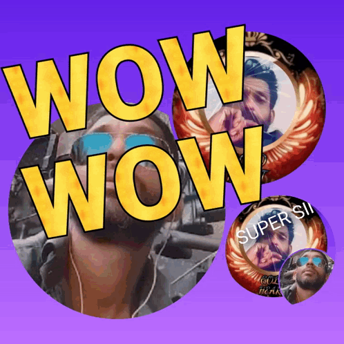 A Picture Of A Man With The Words Wow Wow GIF