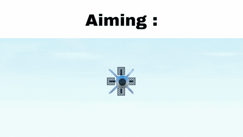 Missile With Aiming Text GIF