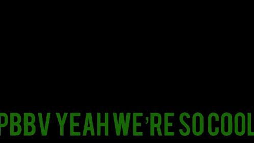 A Picture Of A Monkey With Red Eyes And The Words Pbbv Yeah We 'Re So Cool GIF