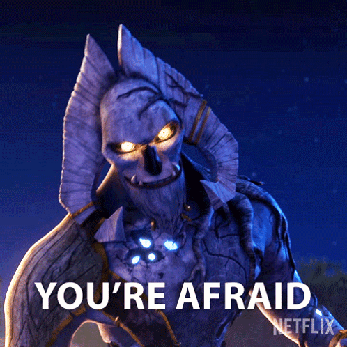 A Picture Of A Monster Says You 'Re Afraid Netflix GIF