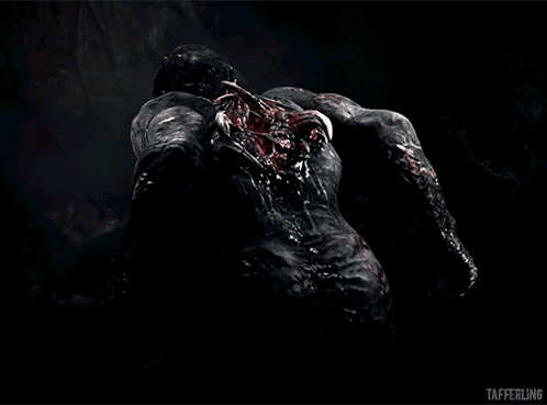 A Picture Of A Monster With Tafferling Written On It GIF