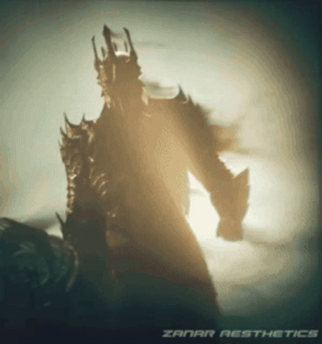 A Picture Of A Monster With The Words Zanar Aesthetics On The Bottom Right GIF