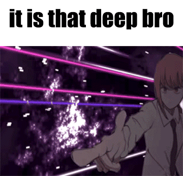 A Picture Of A Person Shaking Hands With The Words It Is That Deep Bro On The Bottom GIF