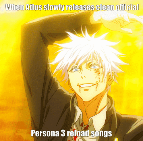 Person With Persona 3 Reload Songs Caption GIF