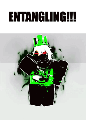 a picture of a person with a crown and the words " entangling !! "