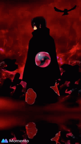 A Picture Of A Person With A Red Circle On Their Back And The Words Momento On The Bottom GIF