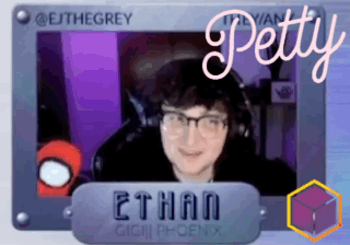 A Picture Of A Person With The Name Ethan Written On It GIF