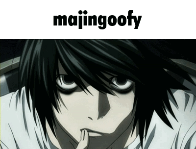 A Picture Of A Person With The Word Majingoofy On It GIF