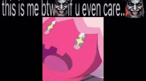 A Picture Of A Pink Toilet With The Words " This Is Me Btw If U Even Care " On The Bottom GIF