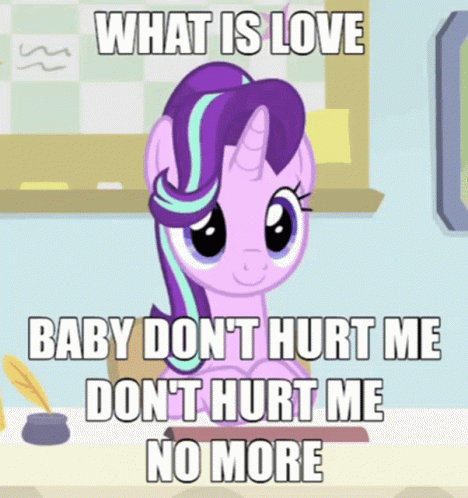 Pony With What Is Love Baby Don T Hurt Me GIF