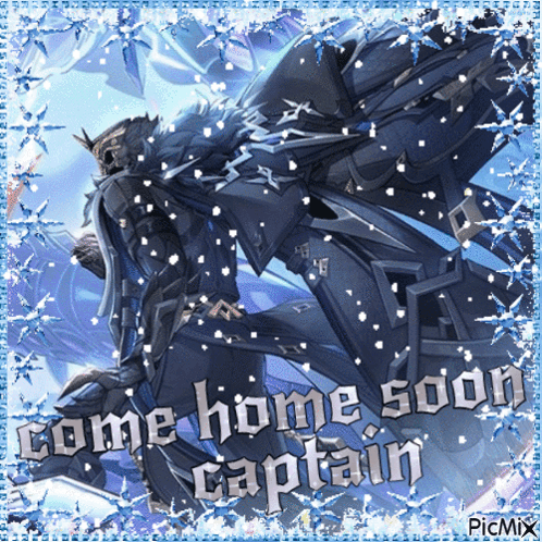 A Picture Of A Robot With The Words Come Home Soon Captain GIF