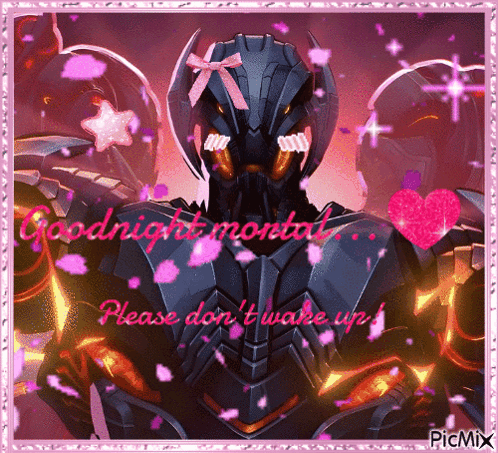 A Picture Of A Robot With The Words Goodnight Montal On It GIF