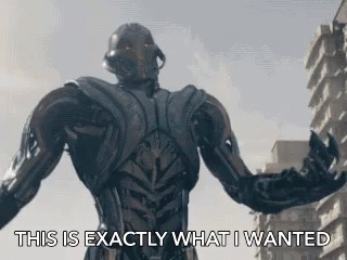 A Picture Of A Robot With The Words This Is Exactly What I Wanted GIF