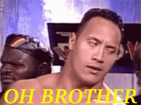 A Picture Of A Shirtless Man With The Words Oh Brother On It GIF